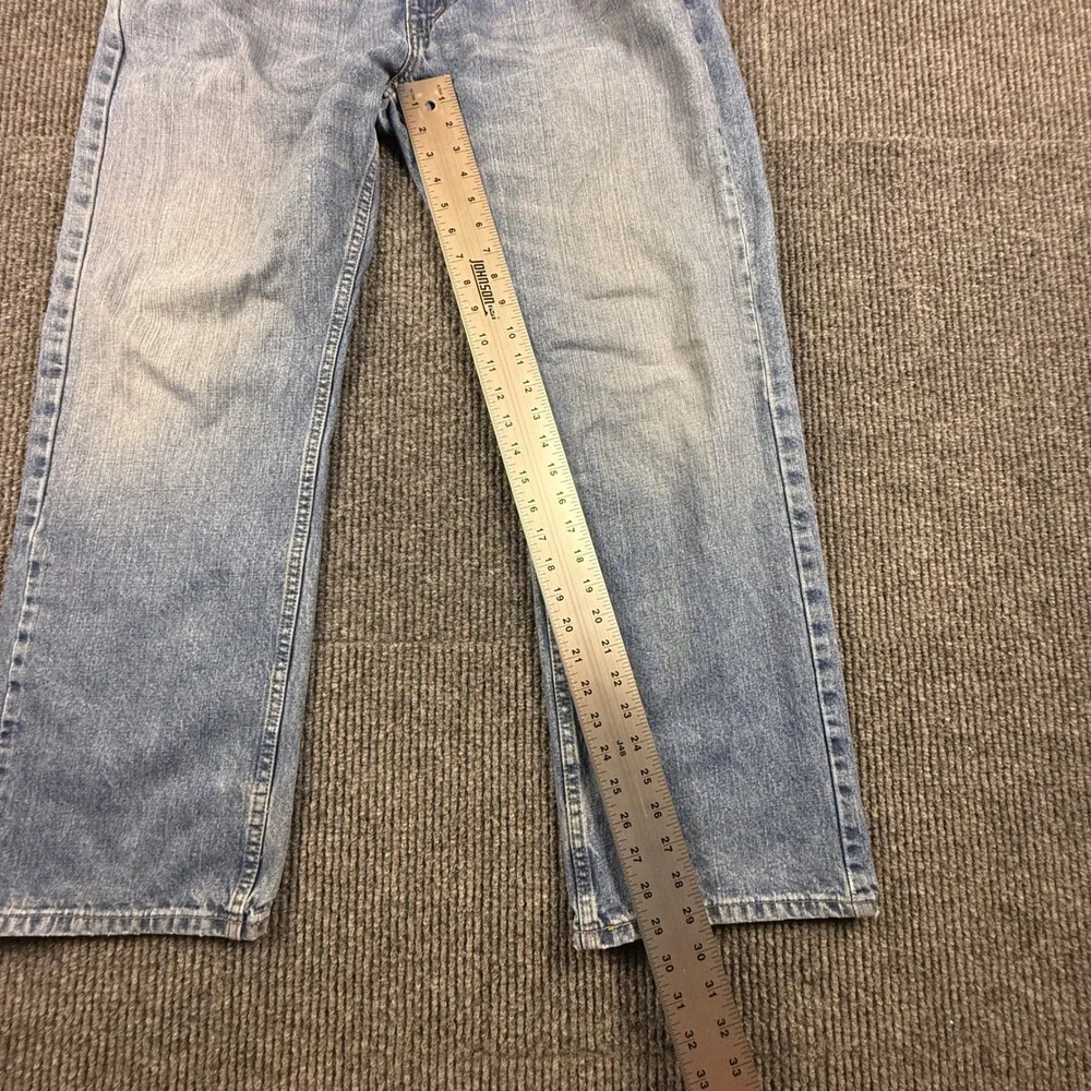 Levis 559 Relaxed Straight Leg Jeans Mens 38x30 Light Wash Blue Denim 00559-0377